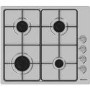 Hisense GM642XSUK 60cm 4 Burner Gas Hob - Stainless Steel