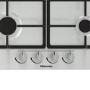 Hisense 60cm 4 Burner Gas Hob - Stainless Steel