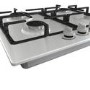 Hisense 60cm 4 Burner Gas Hob - Stainless Steel