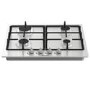 Hisense 60cm 4 Burner Gas Hob - Stainless Steel