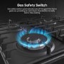 Hisense 60cm 4 Burner Gas Hob - Black