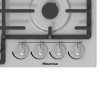 Refurbished Hisense GM663XUK 60cm Rotary Control Gas Hob With Cast Iron Pan Stands - Stainless Steel