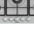 Refurbished Hisense GM773XF 71cm 5 Burner Gas Hob Stainless Steel