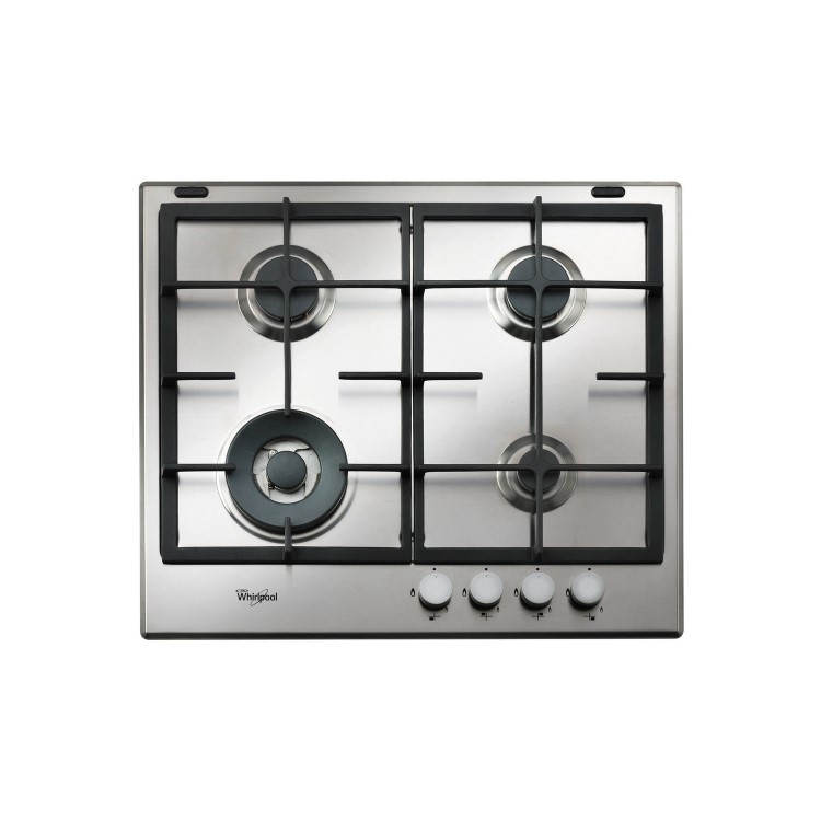 Whirlpool GMA6422/IX 4 Burner Built-In Absolute Gas Hobs - Stainless Steel