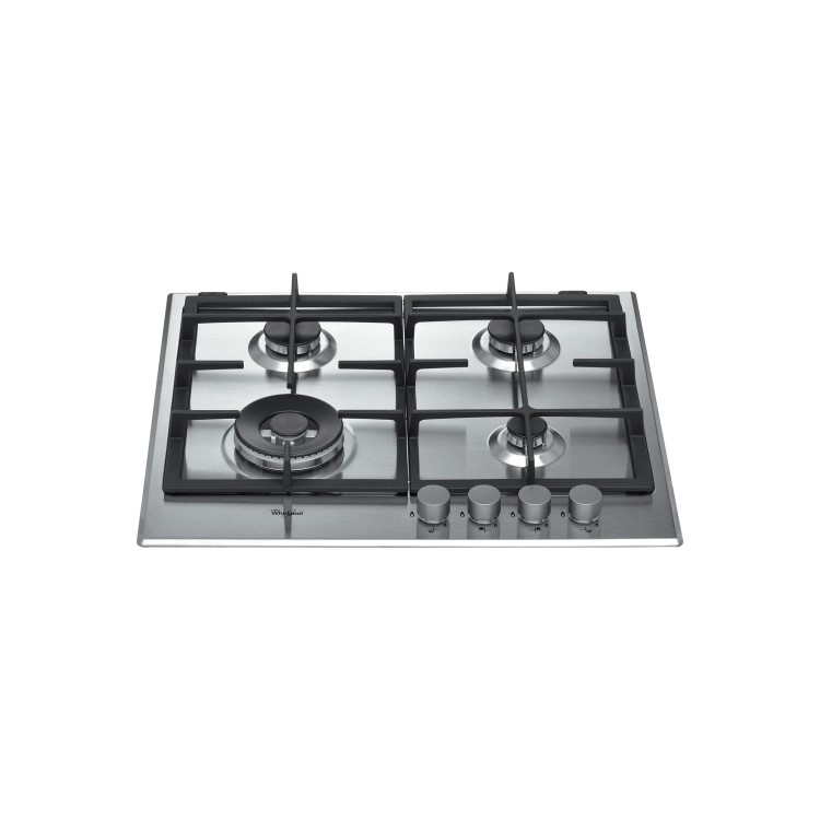 Whirlpool GMA6422/IX 4 Burner Built-In Absolute Gas Hobs - Stainless Steel