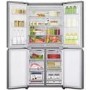 LG 530 Litre Four Door American Fridge Freezer - Silver