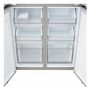 LG Fit & Max 580 Litre Four Door American Fridge Freezer - Prime Silver