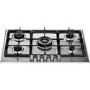 Whirlpool GMF7522IXL Fusion 73cm Four Burner Gas Hob - Stainless Steel