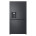 GMF960EV4E LG NatureFRESH 637 Litre Four Door American Fridge Freezer - Black