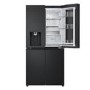 LG InstaView 508 Litre Four Door American Fridge Freezer - Matte Black