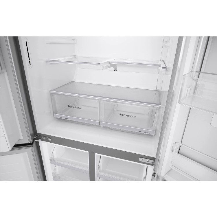 LG GMJ844PZKV InstaView Door-in-door Multi-door American Fridge Freezer With Ice & Water Dispenser -