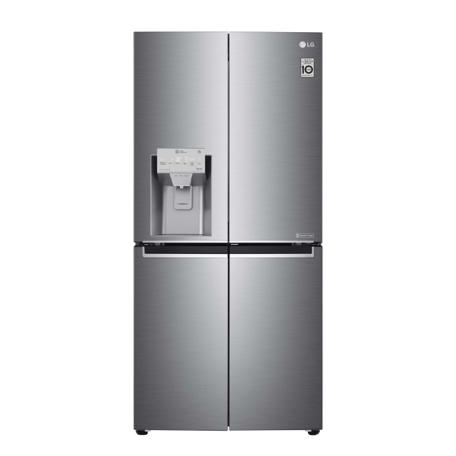 LG GMJ844PZKV InstaView Door-in-door Multi-door American Fridge Freezer With Ice & Water Dispenser -