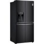 LG NatureFRESH 506 Litre Four Door  American Fridge Freezer - Matte Black