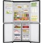 LG NatureFRESH 506 Litre Four Door  American Fridge Freezer - Matte Black