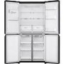 LG NatureFRESH 506 Litre Four Door  American Fridge Freezer - Matte Black