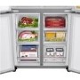 LG 506 Litre Four Door American Fridge Freezer With NatureFresh - Shiny Steel