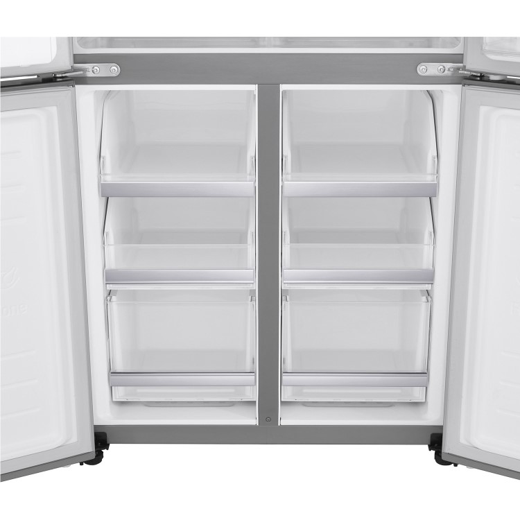 LG 506 Litre Four Door American Fridge Freezer With NatureFresh - Shiny Steel