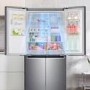 LG GML844PZKV Four Door American Style Fridge Freezer With Plumbed Ice & Water - Stainless Steel