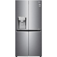 LG GML844PZKV Four Door American Style Fridge Freezer With Plumbed Ice & Water - Stainless Steel