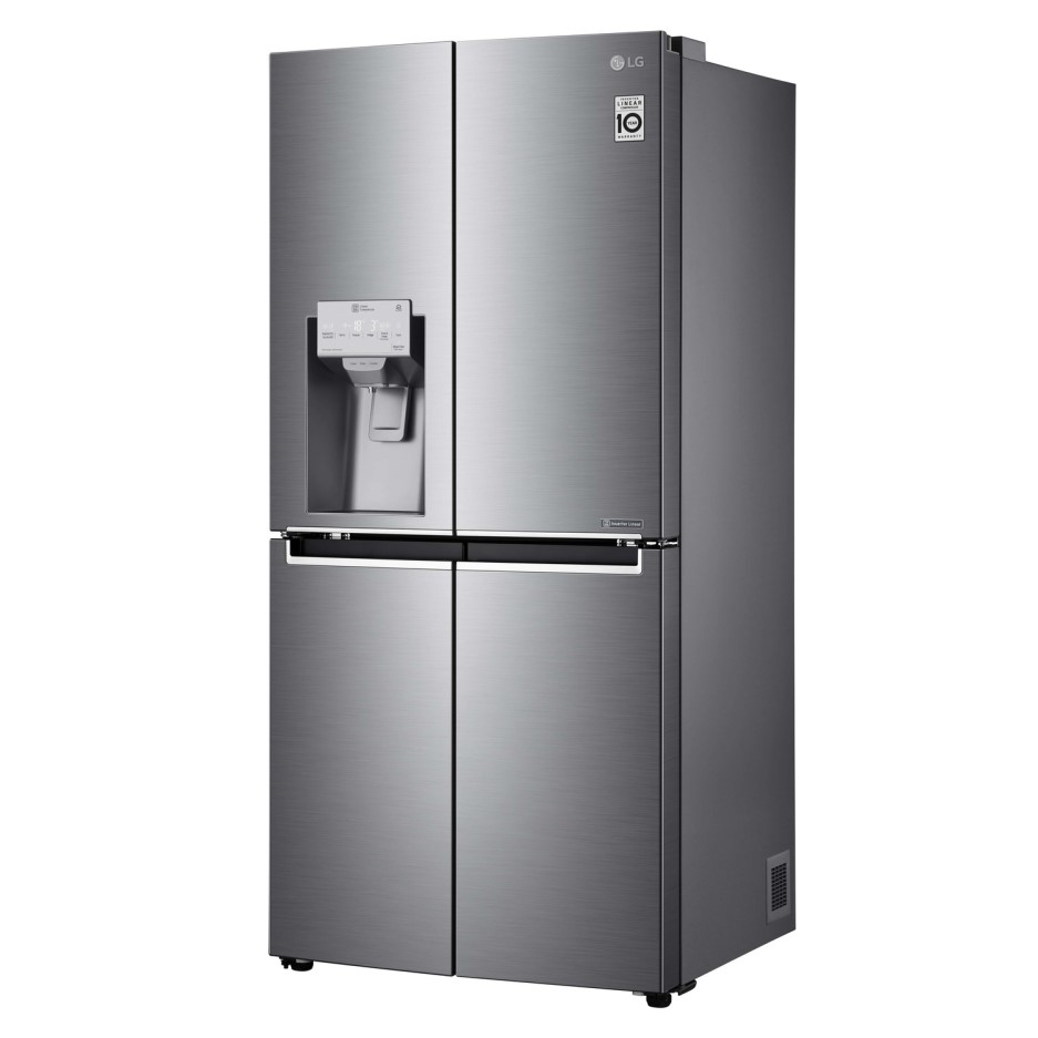 LG GML844PZKV Four Door American Style Fridge Freezer With Plumbed Ice