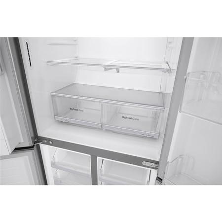 LG GML844PZKV Four Door American Style Fridge Freezer With Plumbed Ice Water Stainless Steel Appliances Direct