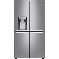 LG 641 Litre Four Door American Fridge Freezer With NatureFresh - Shiny Steel