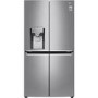 LG 641 Litre Four Door American Fridge Freezer With NatureFresh - Shiny Steel
