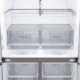 LG 641 Litre Four Door American Fridge Freezer With NatureFresh - Shiny Steel