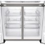LG 641 Litre Four Door American Fridge Freezer With NatureFresh - Shiny Steel