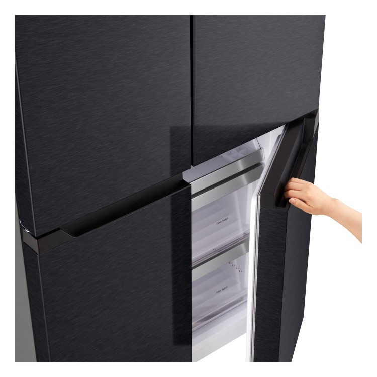 LG 600 Litre Side-by-Side American Fridge Freezer - Black