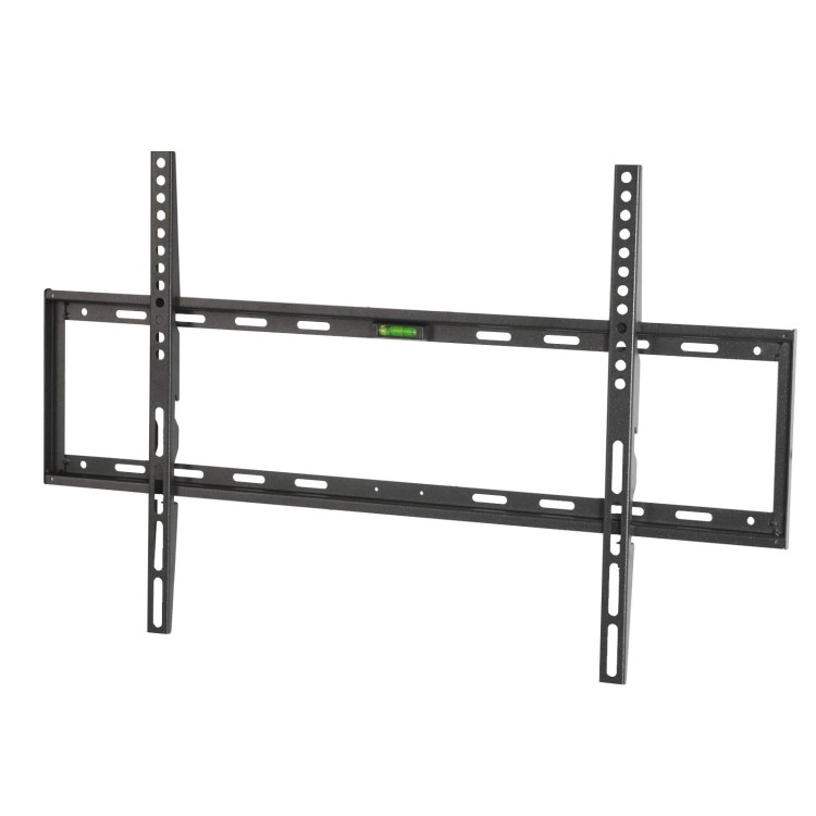 Super Slim Flat to Wall TV Bracket with Spirit Level for 32 - 70" TVs - Universal VESA up to 600 x 400mm and 45kg Load