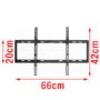 Super Slim Flat to Wall TV Bracket with Spirit Level for 32 - 70" TVs - Universal VESA up to 600 x 400mm and 45kg Load