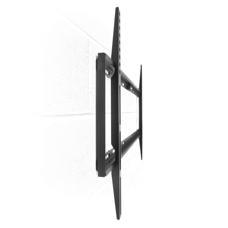 Super Slim Flat to Wall TV Bracket with Spirit Level for 32 - 70" TVs - Universal VESA up to 600 x 400mm and 45kg Load