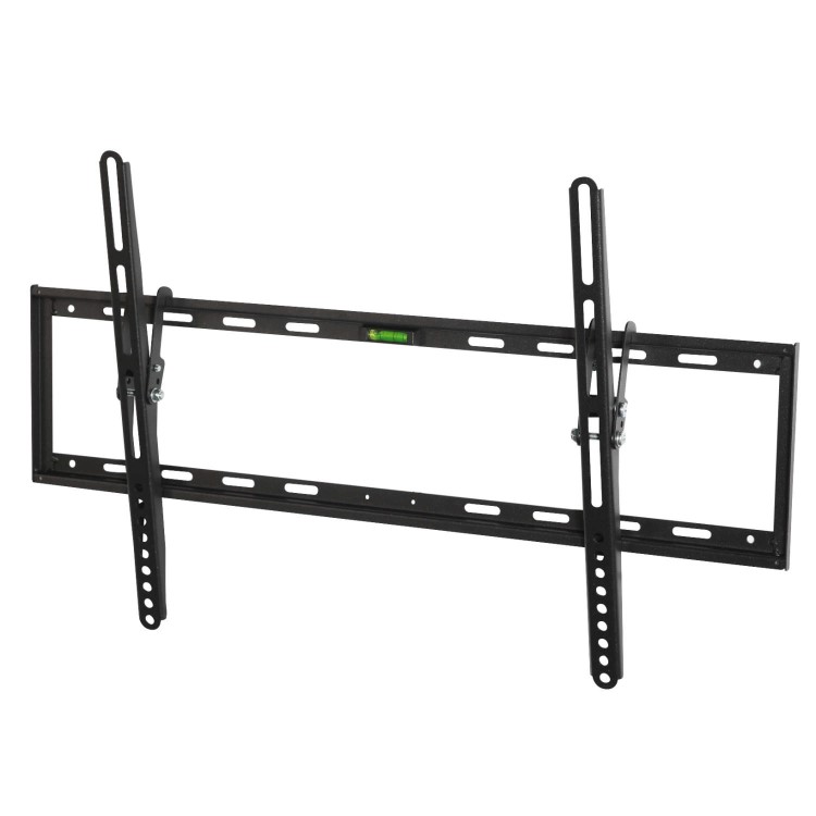 Super Slim Tilting Wall Bracket with Spirit Level for TVs 43 - 70 inch - 45KG Load - Universal vesa up to 600 x 400mm