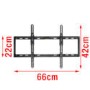 Super Slim Tilting Wall Bracket with Spirit Level for TVs 43 - 70 inch - 45KG Load - Universal vesa up to 600 x 400mm