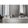Whirlpool GMW6422IXL W Collection 60cm Four Burner Gas Hob With Cast Iron Pan Stands - Stainless Steel