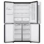 LG GMX844MCKV InstaView Door-in-door Multi-door American Fridge Freezer With Ice & Water Dispenser -