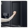 LG GMX844MCKV InstaView Door-in-door Multi-door American Fridge Freezer With Ice & Water Dispenser -