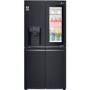 LG GMX844MCKV InstaView Door-in-door Multi-door American Fridge Freezer With Ice & Water Dispenser -