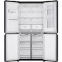 LG GMX844MCKV InstaView Door-in-door Multi-door American Fridge Freezer With Ice & Water Dispenser -