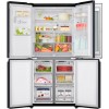 LG GMX844MCKV InstaView Door-in-door Multi-door American Fridge Freezer With Ice &amp; Water Dispenser -