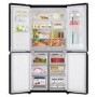 LG GMX844MCKV InstaView Door-in-door Multi-door American Fridge Freezer With Ice & Water Dispenser -