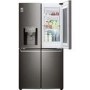 LG GMX936SBHV InstaView Door-in-door Multi-door Smart American Fridge Freezer - Glossy Black