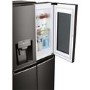 LG GMX936SBHV InstaView Door-in-door Multi-door Smart American Fridge Freezer - Glossy Black