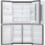 LG GMX936SBHV InstaView Door-in-door Multi-door Smart American Fridge Freezer - Glossy Black