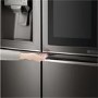 LG GMX936SBHV InstaView Door-in-door Multi-door Smart American Fridge Freezer - Glossy Black
