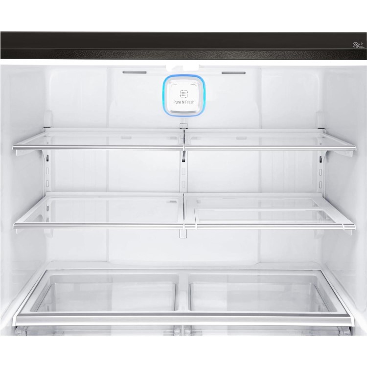 LG GMX936SBHV InstaView Door-in-door Multi-door Smart American Fridge Freezer - Glossy Black