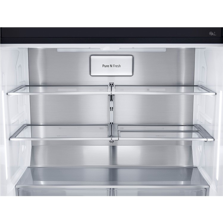 LG 638 Litre Four Door American Fridge Freezer - Matte Black