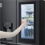 LG 638 Litre Four Door American Fridge Freezer - Matte Black
