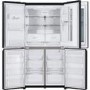 LG 638 Litre Four Door American Fridge Freezer - Matte Black